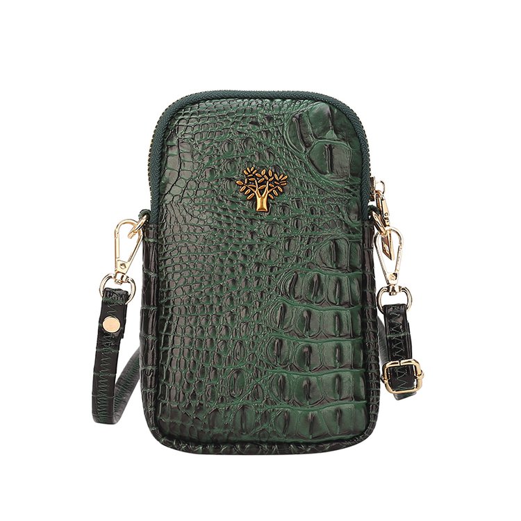 Blackish Green2021 summer new pattern ma'am Bag other zipper One size fits all The single shoulder bag PU One shoulder Messenger synthetic leather
