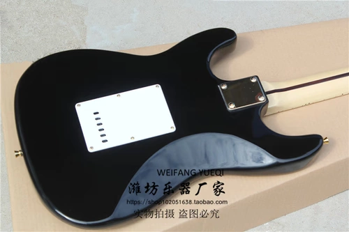 Flyoung ST Электрическая гитара Nikkeling Srv Board Золотые части Золотые части белые бельтемель