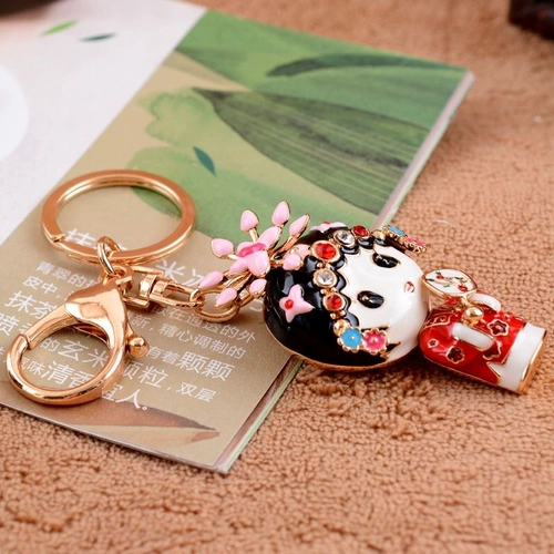 Креативный милый мультяшный брелок подходит для мужчин и женщин для влюбленных, маленькая подвеска, ключница