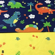 Dinosaur Kingdom AB hươu vải vải diy diy vải handmade vải bé bông khăn trải giường - Vải vải tự làm