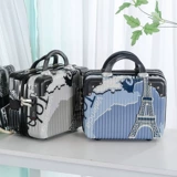 Вместительная и большая окрашенная косметичка для путешествий для ухода за кожей, ящик для хранения, коллекция 2022, 14 дюймов