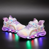 Осенняя спортивная обувь, детская повседневная обувь для девочек, дышащий наряд маленькой принцессы, туфли