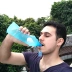 Bangli cưỡi chai nước thể thao chai nước mềm marathon cưỡi chạy chai nước mềm 500 ML quân xanh xanh Ketles thể thao