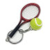 Mặt dây chuyền Tennis Trang sức Tennis Tennis Keychain Sáng tạo Quà tặng Thể thao Chuỗi chìa khóa Trang trí Quà tặng Giải thưởng Quà tặng bán bóng tennis Quần vợt