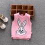 Elf cô gái mùa thu bé vest vest 1-3 tuổi bé đan áo len vest phim hoạt hình quần áo trùm đầu thủy triều quần áo trẻ em giá rẻ