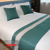 Чистый цвет северный стиль Light Luxury High -Простая простая домашняя кровать для кровати флаг флаг отеля отель кровать для настройки полотенц.
