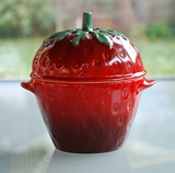 LC Cool Color Pumpkin Can Pot Pot Yellow Pepper Jar Lecuset Ceramic Dableware Micro -Defect