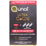 Пожилые люди в Соединенных Штатах Qunol Ultra Cares для сердечного сердца и цереброваскулярного здоровья Super Coenzyme Q10 100 мг