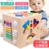 Bé Montessori kho báu mầm non hộp ngực trẻ bận rộn của lực lượng giáo dục đồ chơi 1-3 năm phát triển não cũ 4 Đồ chơi bằng gỗ