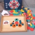 tài liệu đồ chơi giáo dục khu vực vườn ươm trung gian phục vụ nhỏ Taipan đồ họa thông minh câu đố ghép hình hình học câu đố Đồ chơi bằng gỗ