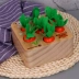 Bé Montessori mầm non đồ chơi giáo dục cho trẻ em, những công ty cà rốt cắm kéo củ cải trò chơi 1-2-3 tuổi Đồ chơi bằng gỗ