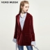 Vero ModaV cổ áo nhung cắt tay áo blazer | 317408502