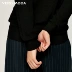 Vero Moda V-cổ thiết kế thả vai áo len phù hợp với tay áo -316413523 Áo len cổ chữ V