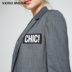 Vero Moda thời trang vá yếu tố bảy điểm tay áo phù hợp với bình thường | 317308522 mẫu áo vest nữ đẹp nhất 2021 Business Suit