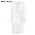 Vero Moda ren-up placket giữa chiều dài áo gió áo khoác | 317121507 thời trang nữ đẹp Trench Coat