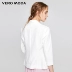 Dưới khung 丨 Vero Moda một nút tay áo bảy điểm Slim hồng mỏng nhỏ phù hợp với nữ | 317308514