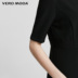Vero Moda mới đơn giản thẳng ngắn tay đầm | 31716Z526 Sản phẩm HOT