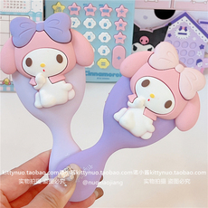 Расчёска 立体玉桂狗美乐蒂迷你小号便携按摩气垫梳美发学生塑料可爱小梳子