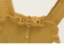 Xù yếm trong vest nữ mùa hè ngắn mặc bên ngoài kích thước lớn chất béo mm cao eo sexy đan không tay áo bằng gỗ tai áo thun sát nách nữ Áo ba lỗ