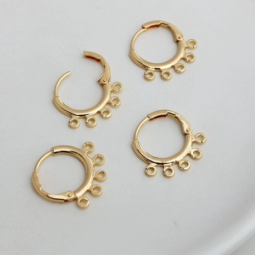 Серьги, аксессуары ручной работы, аксессуар, 14 карат, золотой цвет