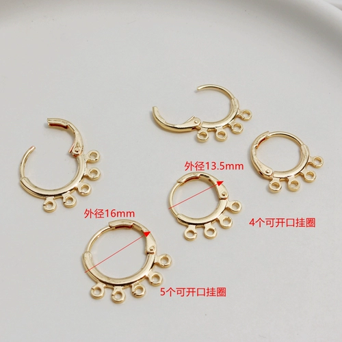 Серьги, аксессуары ручной работы, аксессуар, 14 карат, золотой цвет