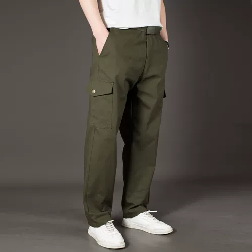 Хлопковые износостойкие камуфляжные штаны для работы для отдыха, свободный прямой крой