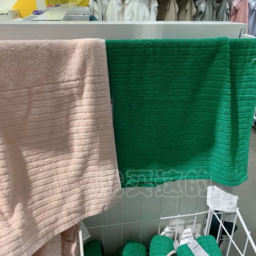 Ikea, хлопковое банное полотенце подходит для мужчин и женщин для умывания, хорошо впитывает воду