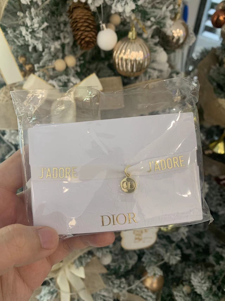 Domestic cabinet membership gift CD Dior high-set bracelet logo metal pendant simple fashion necklace bracelet binding