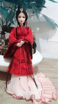 Кукла, голова-скульптура, масштаб 1:6