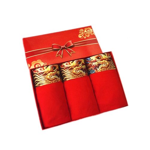 Хлопковые трусы, штаны, оберег на день рождения, красный чай улун Да Хун Пао, шорты, подарочная коробка