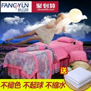 Mới bông denim bedspread liệu pháp làm đẹp massage giường khử trùng khăn trải giường Body gia đình của bốn bộ thẩm mỹ viện - Trang bị tấm