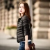 2018 mới của Hàn Quốc phiên bản của ánh sáng xuống áo khoác phụ nữ đoạn ngắn hoang dã phần mỏng thời trang Slim chống mùa giải phóng mặt bằng đặc biệt áo Xuống áo khoác