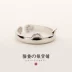 Mèo 蛰 s925 sterling bạc nhỏ nhẫn tươi nữ nhẫn Nhật Bản và Hàn Quốc đơn giản ngón tay trỏ nhỏ tai mèo mở đuôi - Nhẫn