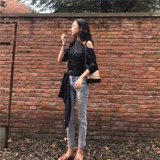 Весенняя небольшая дизайнерская рубашка для отдыха, коллекция 2021, городской стиль, тренд сезона