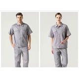 Летний хлопковый комбинезон, комплект, рабочая одежда