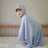 Детское банное полотенце для новорожденных для младенца, быстросохнущий плащ, осенний детский банный халат, одеяло, хорошо впитывает воду