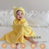 Детское банное полотенце для новорожденных для младенца, быстросохнущий плащ, осенний детский банный халат, одеяло, хорошо впитывает воду