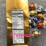 Американский Линдт Линдор Швейцарский лотос мягкие шоколадные шарики 5 ароматизированные закуски Годовые товары