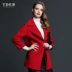 TDEB2019 áo khoác cashmere hai mặt ngắn cao cấp của châu Âu và Mỹ - Áo khoác ngắn