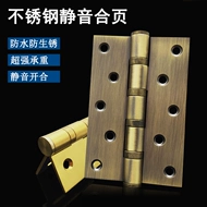 Bản lề bằng thép không gỉ dày chịu lực im lặng phẳng mở lá rời phần cứng gấp 4 inch 5 inch cửa bản lề cửa gỗ gấp trang bản lề cửa gỗ bằng đồng