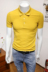 Áo thun polo nam màu ngắn tay nam trẻ trung Hàn Quốc đơn giản vạt áo mỏng T-shirt hè nam giản dị Paul top - Polo áo thun cotton nam Polo