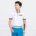 Trang phục golf mùa hè mới cho nam áo thun ngắn tay áo polo GOLF quần áo bóng quần áo thể thao nam quần áo 	giày đánh golf hàng hiệu	 Golf