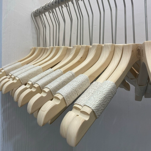 Вешалка, одежда из натурального дерева, деревянная ткань, сделано на заказ