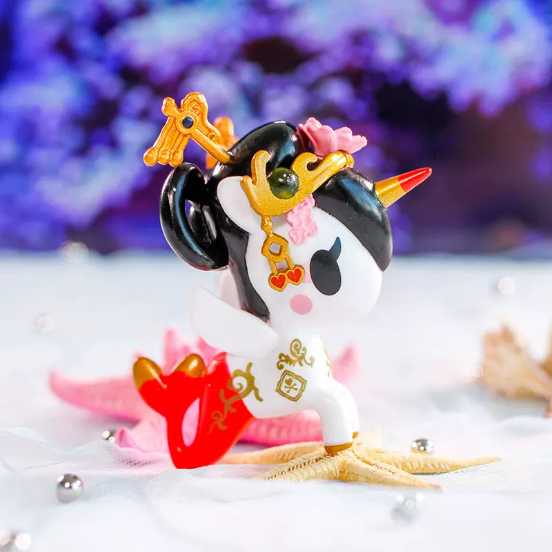 Pony Tokidoki Слепой Бокс Swing Dominels Русалка Русалка 4-е поколение Четыре поколения Четыре - поколение Fortune Fubag