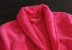 Xử lý áo ngủ mùa thu và mùa đông màu đỏ phụ nữ áo choàng tắm san hô lông cừu dày áo dài tay đồ ngủ nhà dịch vụ quần áo ngủ nữ Night Robe