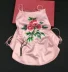 Tô châu thêu lụa silk close-fitting ladies đồ lót hoa mẫu đơn handmade thêu lụa tạp dề ở nước ngoài quà tặng