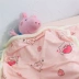 Red dễ thương phim hoạt hình Pig in ròng cashmere dày thường văn phòng nap chăn mền khăn choàng chăn che đơn - Ném / Chăn