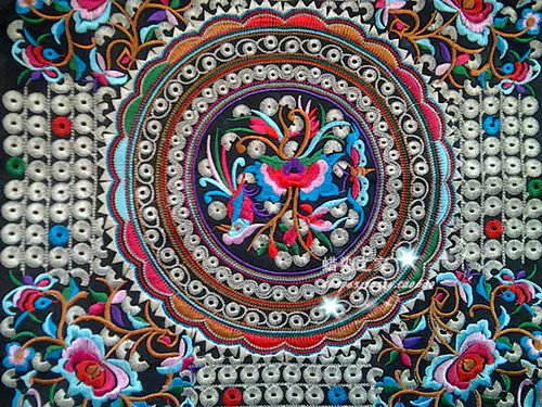 Цветочные композиции, этнический аксессуар, дизайнерская сумка, с вышивкой, DIY, 38×39см