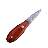 Damascus Steel Oyster Нож, устричный нож, устричный нож, деревянная ручка с деревом Ebony Oyster Difted Gif