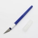Синие цветные карандаши, нож, лезвие, 1 шт